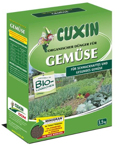 Cuxin Naturdünger für Gemüse Minigran, 3,5 kg