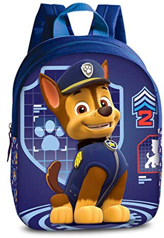Paw Patrol Rucksack Kinder Jungen Maedchen Kinderkoffer Mädchen Kindertrolley präsentiert von RabamtaGO® (M1 Chase)