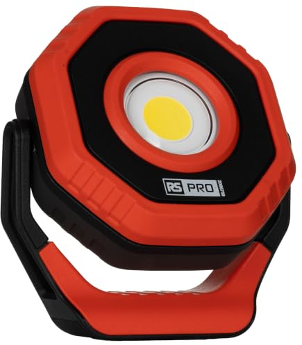 RS PRO CoB-LED Flutlicht Arbeitslicht, IP65 Wiederaufladbar / 15 W 1500 lm, 36mm x 124.5 mm x 114.5 mm