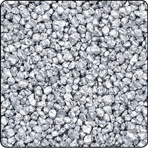Decpero Dekogranulat I Silber I Körnung 2-3 mm I 8 kg I Farbgranulat