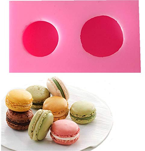Macaron 3D - Stampo per torte in silicone, 2 macaron 3D, 2 con stampo per cioccolato, macaron 3D, 2 con stampo da forno fai da te, 1 pezzo