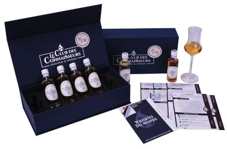 Coffret Dégustation Whisky Du Monde 6 x 40ml - En Solo Ou En Duo - Le Club Des Connaisseurs - Cadeau Homme