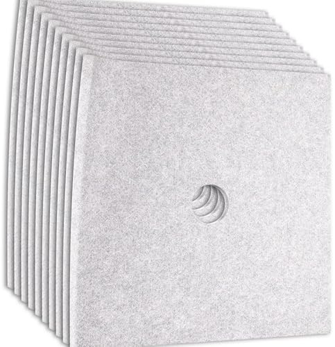 10x Set Ersatz-Filter passt für MAICO Lüfter ZF 60/100 Staubfilter - 135 x 135 mm/Loch 22 mm - Badlüfter Lüftungsgeräte alle ER-Typen-AP/APB 0093.0680 (10er Set)