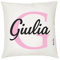 Cuscino Personalizzato con Nome - 40x40 cm - Cotone Morbido - Design Elegante - Regalo per Coppie - Collezione Innamorati