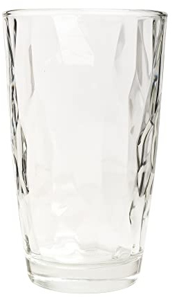 Cofan Set de vasos altos | Modelo Jade | Capacidad: 47 cl | Color: Azul, Púrpura o Transparente | Disponibles en packs de 6 unidades (Transparente)