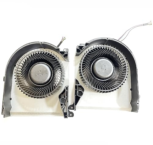 Fleshy Leaf Replacement CPU+GPU Cooling Fan Compatible for Dell Alienware Area 51m R2 RTX2080 DC28000Q3SL DC28000Q4SL EG80151S1-C020-S9A EG80151S1-C010-S9A 0TW5Y8 0TPV77 DC12V TW5Y8 TPV77