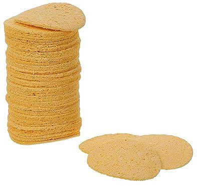 ORFOFE 50pcs Soldering Iron Cleaning Sponge Welding Tip Cleaning Pads Fine Wire Sponge