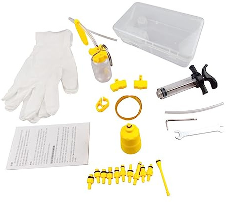 KICHOUSE Durable Brake Oil Bleed Kit for Mountain Bike Disc Brakes Compatible with Shimano Use Filling Tool for Efficient Bike Repair