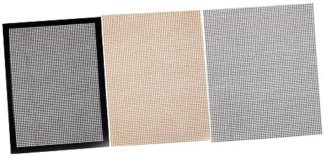 Kisangel 3pièces Tapis De Cuisson BBQ Réutilisables Fibre De Verre Anti-adhésif Tapis Grillage Non-Stick pour Barbecue Pique- Et Protection Plaque De Cuisson