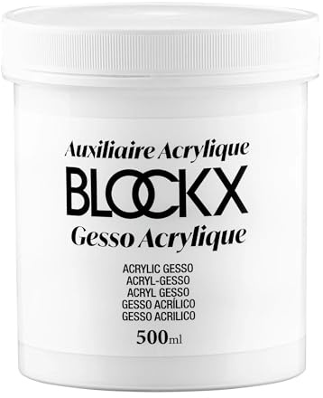 BLOCKX - 30711BXC - ausiliari per pittura acrilica - Gesso acrilico - 500ml