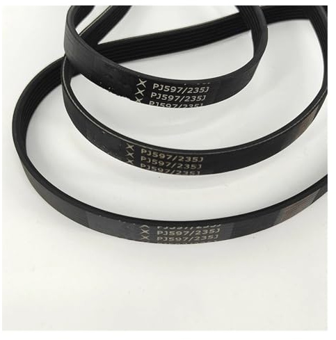 Cinghia Cintura In Gomma A Cuneo Multiplo PJ597/235J Cinghia Di Trasmissione A Scanalatura Multipla 3/4/5/6/7/8/9/10 Nervature Transmission Belts(2piece,5 Ribs)