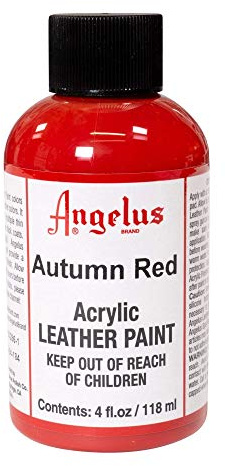 Angelus Acryl Lederfarbe Herbst Rot 118ml