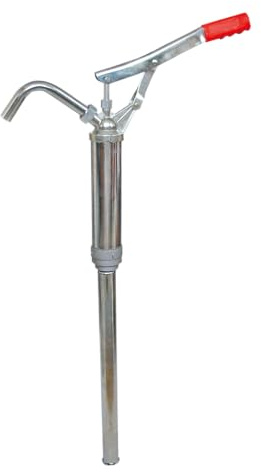 SW-Stahl 24016L Fasspumpe - Manuelle Öl Handpumpe für 200l Fässer | Teleskop Hebelfasspumpe für Werkstatt & Industrie - Geeignet für Benzin, Diesel und Schmierstoffe - Robustes NPT-Gewinde