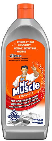 Mr Muscle Acciaio di Fix Classic, Detergente per acciaio inossidabile, Confezione da (4 X 200 ML)