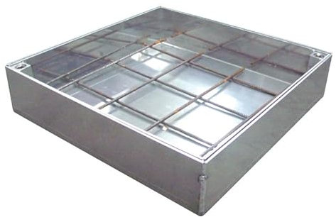Couvercle à paver PROMO en aluminium - 85 mm, 30 x 30 cm