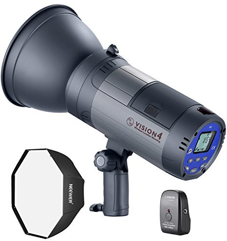 Neewer Vision 4 Flash Strobo da Esterno a Batteria a Litio (700 Lampi Flash a Potenza Piena) con Sistema 2,4G (Trigger Incluso), Progettato da Germania, con Attacco Bowens per Riprese in Esterni