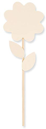 matches21 HOME & HOBBY Blume DIY Holz Bastelset für Kinder ab 7 Jahren Laubsägevorlage Bemalen