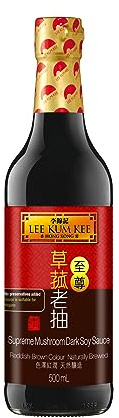 Lee Kum Kee Sojasauce Mushroom Premium – Würzsauce mit Pilzgeschmack – 1 x 500 ml