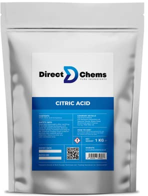Citric Acid Cleaning 1KG 5KG 25KG | Descale Kettles, Shower Heads, Coffee Machines | Food Grade | No additives | Effective | Safe | Premium Quality