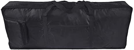 Oxford Tragbare 61 Tasten 54 Tasten Keyboard Electric Piano Bag Tastatur E-Piano Gepolsterte Tasche Gig Bag Keyboardtasche mit Verstellbarer Schulterrucksack Reisetasche Elektronische Tastaturtasche