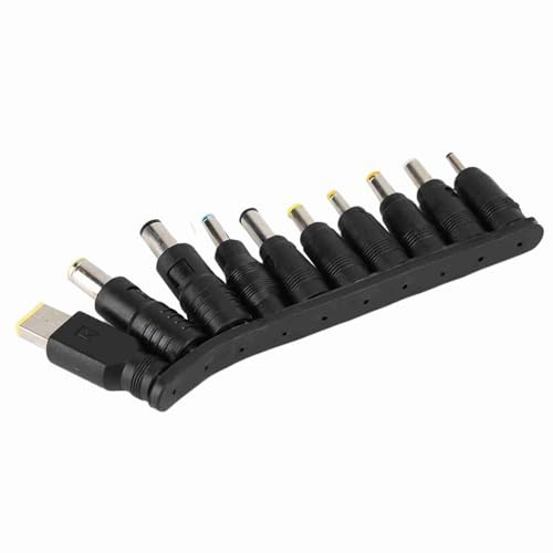 Universal Laptop Charger Bits Power Adapter Black 10pcs Dc 5.5Mm Universal Multifunctional Notebook Laptop Power Supply Charger Adapter