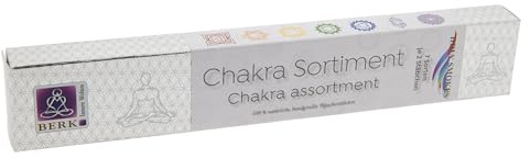 Chakra Line Räucherstäbchen Mix 7 Sorten 14 Stäbchen Holy Smokes Berk Sortimentspackung Incense mit Bambusstab Für Räuchern Meditation Yoga – 1 Packung