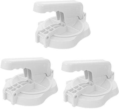 OQHAIR 3 Pcs Dumpling Wrapper Pizza Press Household Gadgets Power Rotary Tools Tortilla Press Tool Manual Tortilla Maker Ravioli Maker Press Dumpling Wrapper Mold Dumpling Wrapper Presser