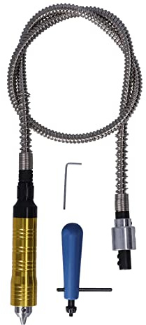 Flexible Shaft, Flexible Drill Bit Extension, Drill Extension with Chunk for Rolling Electric Grinder Tool