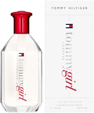 Tommy Hilfiger – Tommy Girl Forever Eau de Toilette 100 ml – Perfume de Mujer – Fragancia Floral Amaderada –Notas Amaderadas y Florales – Botella de Cristal Transparente