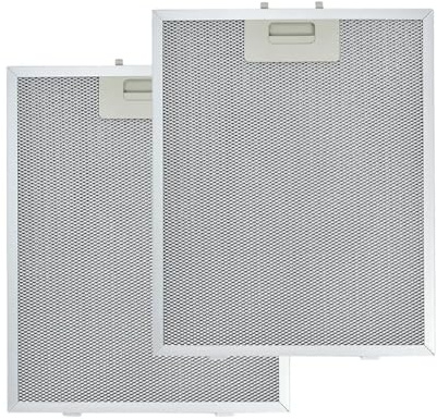 EVAYP 2x Metal Grease Filter 320 x 260mm Compatible with Multiple Cooker Hoods Aluminum Mesh Filter