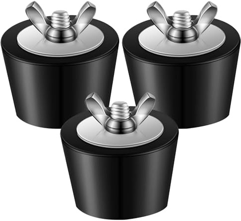 Jcasbdn Boule de Piscine, 3pcs 1.5 Bouche de Skimmer Piscine d'hiver