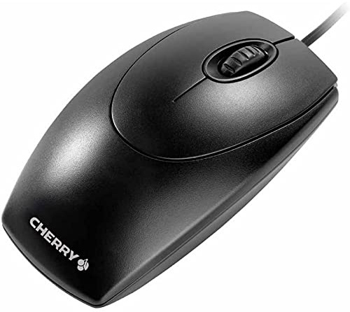 Ratón óptico Negro PS/2-USB con Alta precisión y diseño ergonómico, Ideal para Trabajo y Uso Diario en computadoras.