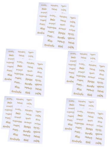 COOPHYA 25blätter Goldene Buchstaben Aufkleber Für Ätherische Ölflaschen Selbstklebende Etiketten Zur Einfachen Identifizierung Und Organisation Von Ölen Kreative
