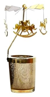 Candlestick Holders HoldersCandlestick Metal Deer Party Romantic Windmill Candle Hanging Tealight Rotate Wedding Home Decor Xmas Candlelight Dinner