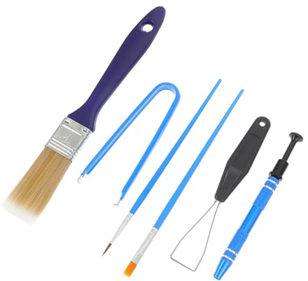 DIYEAH Extractor de Teclas para Teclado Herramienta de Limpieza Cepillo Antiestático para Limpieza de Dispositivos Electrónicos y Mantenimiento de Teclados Mecánicos