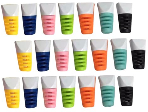 IWOWHERO 50 Pcs Colored USB Cable Protective Sleeves Abs PVC Data Cord Protectors Anti-break Covers for Charging Cables Accessories Random Color