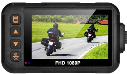 Telecamera Di Registrazione Per Moto - Dash Cam, Display Da 3 Pollici, Grandangolo 1080P Impermeabile, Video Anteriore Posteriore, Dispositivo Di Sicurezza Di Guida | Telecamere Di Registr