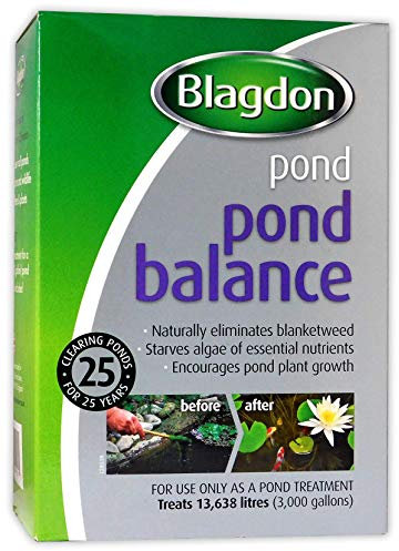 Blagdon Pond Balance, Clears Blanketweed & Algae, Encourages Plant Growth, L, 1.56kg, Treats 13,638L of Pond Water