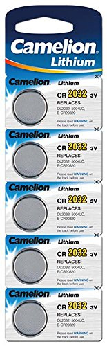 camelion 3v pile bouton au lithium CR2032 (5pcs)