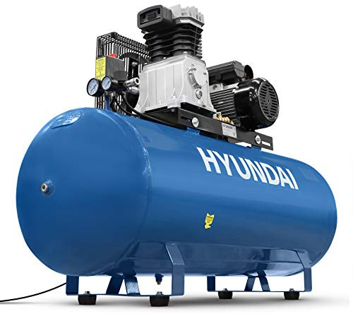 Hyundai 200L Air Compressor 3HP Belt Drive Electric 14CFM 145psi Professional Single Phase 230V Workshop Compressor