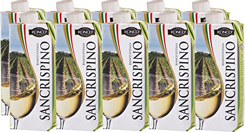 Sancrispino vino Bianco brick 750 ml - 10 pezzi 7.5L