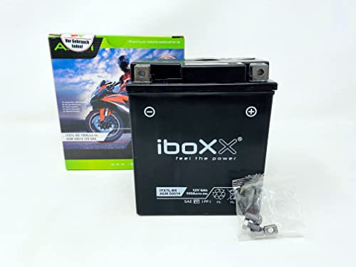 Batterie YTX7L-BS kompatibel mit Vespa GTS 125 ie IGET Super Notte ABS MA3700 2019-2020