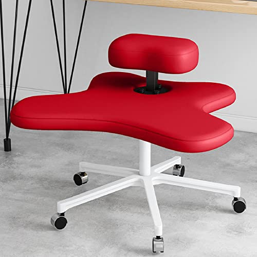 Mavdecll Kniestuhl, ergonomischer, höhenverstellbarer Bürohocker, Kniestützstuhl zur Linderung von Rückenschmerzen und zur Verbesserung der Körperhaltung, für Zuhause und Büro, mehrere Farboptionen