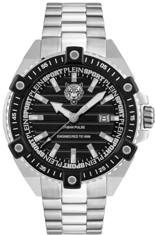 Plein Sport Herren Uhr Analog Quarz URBAN Pulse PSFDA0524 Edelstahl