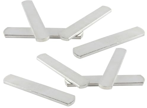 Gorise Plaques en acier pour gilets lestés, 8 pièces, pour entraînement de force, plaques en acier réglables et résistantes à la rouille pour gilets lestés, bandes de jambes