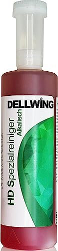 DELLWING HD detergente speciale alcalino 1L - Concentrato di pulizia ad ultrasuoni premium per la pulizia di parti di automobili come carburatori, teste dei cilindri, iniettori, ugelli di iniezione