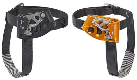 Steigklemme Klettern Fußlift Rechts und Links für Bergsteigen, Klettern, Feuerrettung oder technischer Schutz Foot Ascender