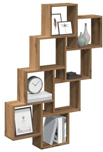 Generisch Würfelregal Artisan-Eiche 90x15x119,5 cm Holzwerkstoff,jiangboyue-856597