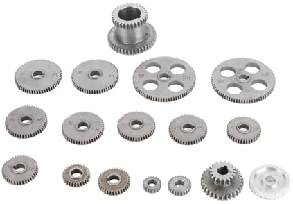 Kit ingranaggi cambio metallo Puleggia cinghia motore HT250 Set ingranaggi macchina taglio tornio in ferro grigio 18 pezzi