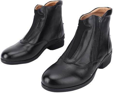 Keenso Equestrian Boots, EVA Material, Comfortable Ankle Length Paddock Boots for Men and Women, Ideal for Horseback Riding and Training (Size 39)